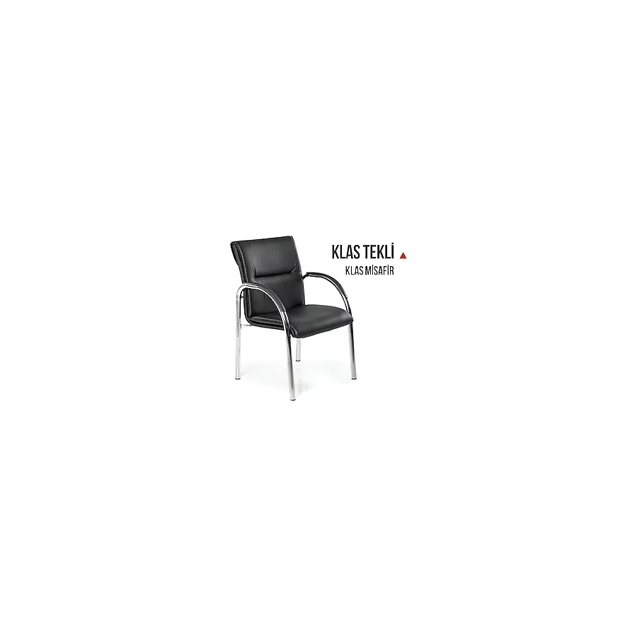 Yarenofıs Ofis Bekleme Sandalye Büro Mısafir Koltuğu siyah