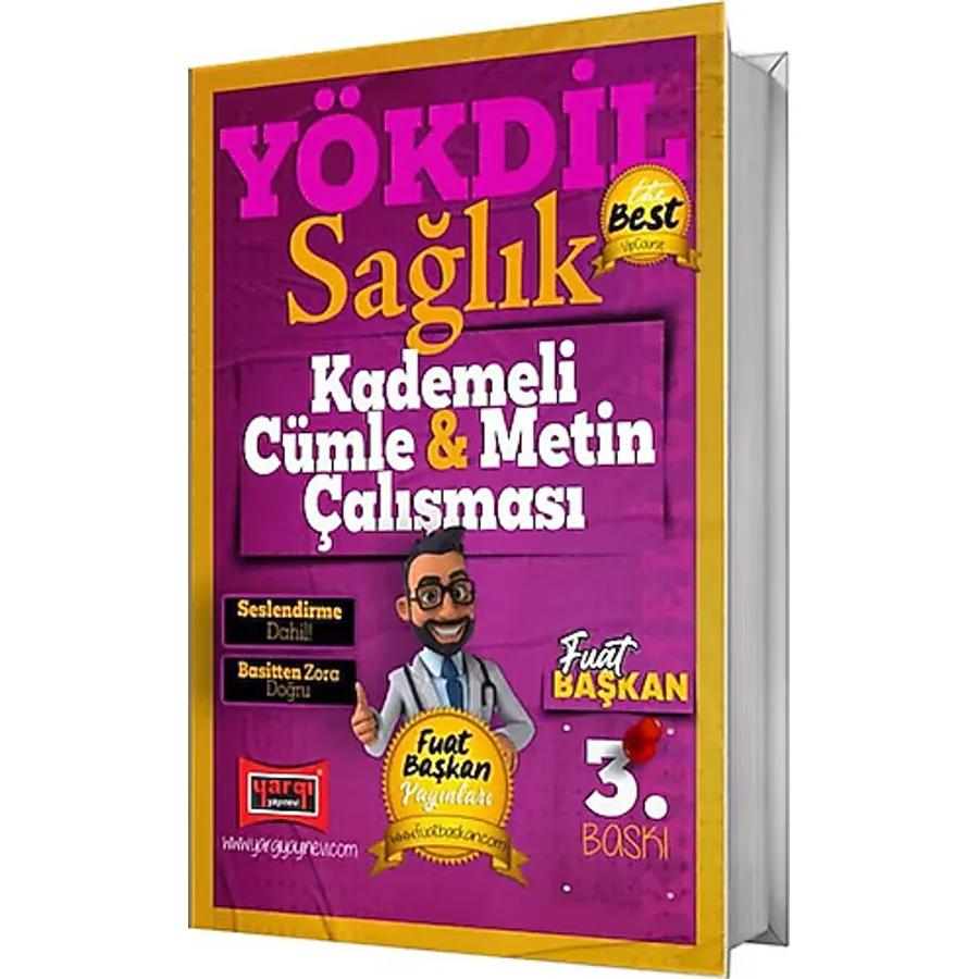 Yargı 2025 Yökdil Sağlık Kademeli Cümle Ve Metin Çalışması 3. Baskı