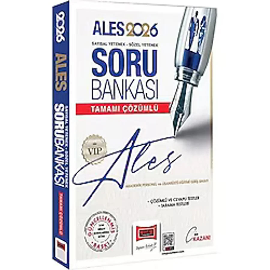 Yargı 2026 Ales Vıp Sayısal Sözel Yetenek Tamamı Çözümlü Soru Bankası