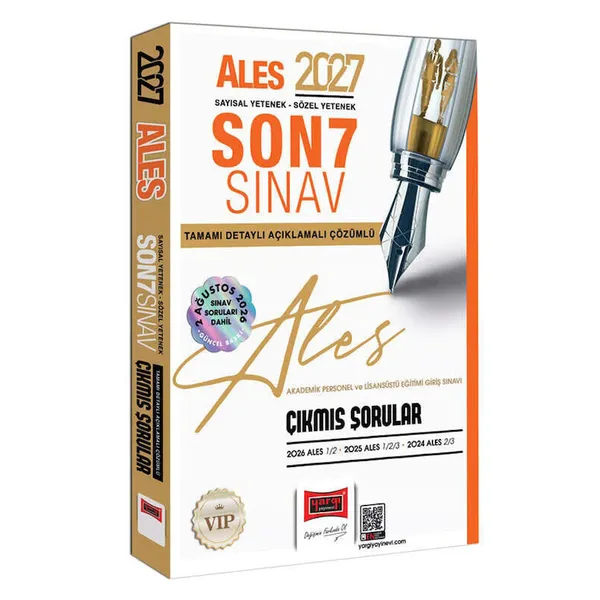 Yargı 2027 Ales Vıp Çıkmış Sorular Son 7 Sınav Çözümlü