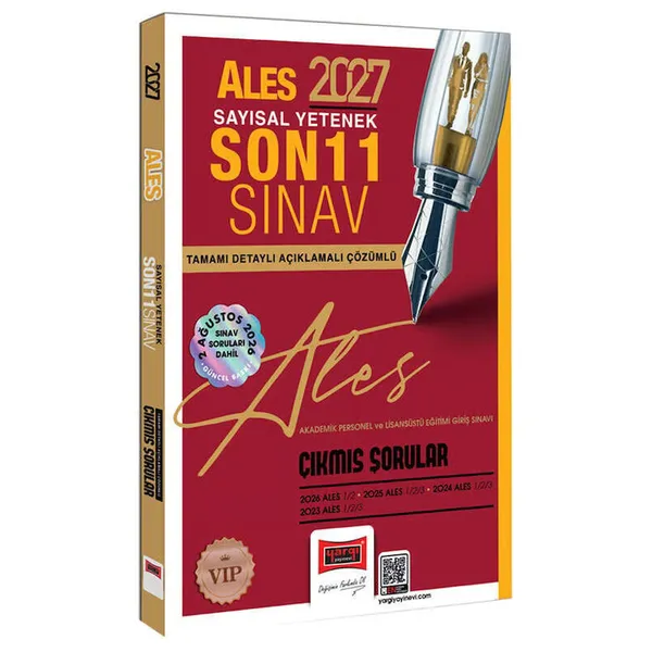 Yargı 2027 Ales Vıp Sayısal Yetenek Çıkmış Sorular Son 11 Sınav Çözümlü