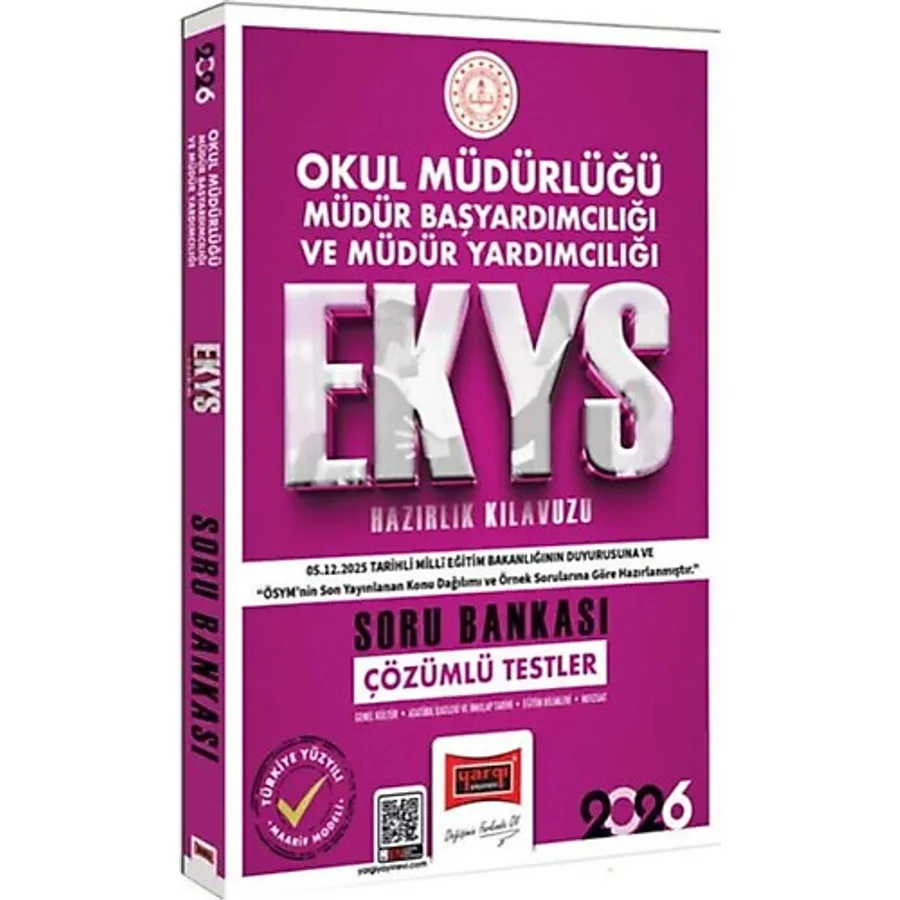 Yargı Yayınları 2026 Ekys Okul Müdürlüğü Müdür Başyardımcılığı Ve Müdür Yardımcılığı Soru Bankası