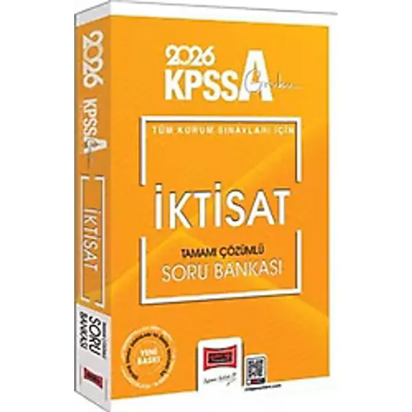 Yargı Yayınları 2026 KPSS A Grubu Tüm Kurum Sınavları İçin İktisat Tamamı Çözümlü Soru Bankası