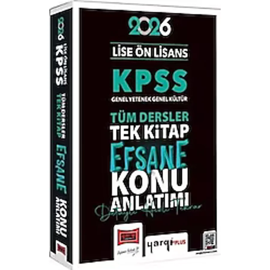 Yargı Yayınları 2026 KPSS Lise Ön Lisans Efsane Konu Anlatımlı Tek Kitap