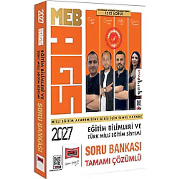 Yargı Yayınları 2027 MEB AGS Eğitim Bilimleri ve Türk Milli Eğitim Sistemi Tamamı Çözümlü Soru Bankası