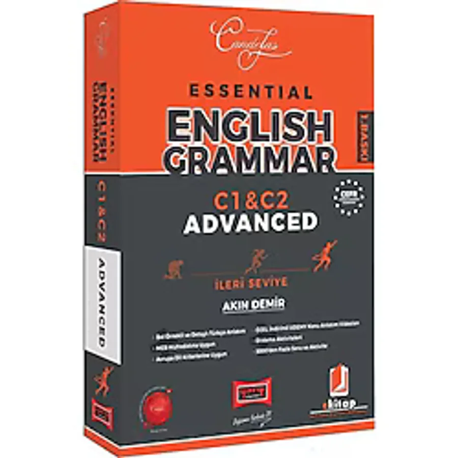 Yargı YDS Essential English Grammar C1 ve C2 Advanced İleri Seviye - Akın Demir Yargı Yayınları