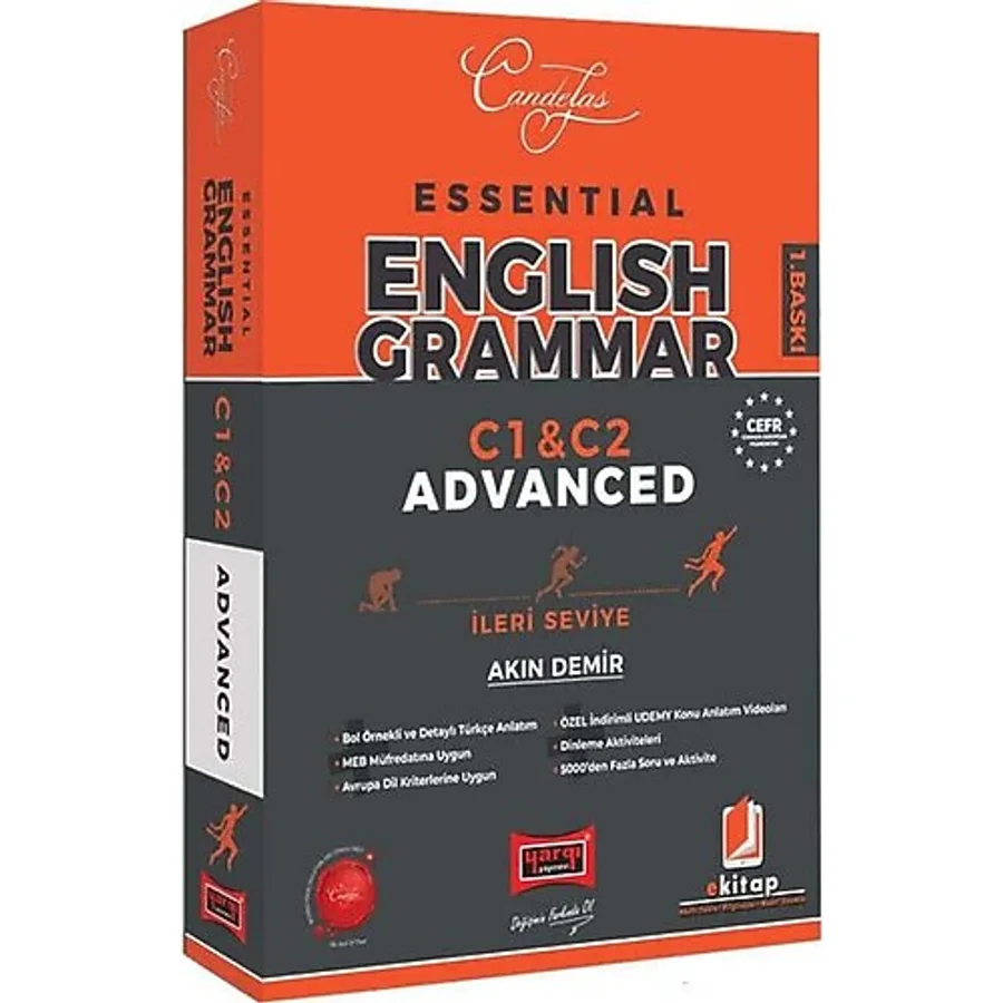 Yargı YDS Essential English Grammar C1 ve C2 Advanced İleri Seviye - Akın Demir Yargı Yayınları