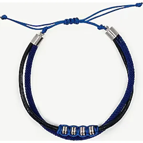 Yargıcı Deri Sarmalı Paracord Bileklik