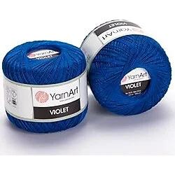 Yarnart Vıolet - Merserize Dantel Ipi Çivit Mavisi-4915