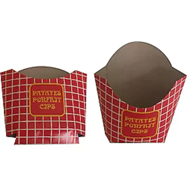 Yaşatan Kutu Patates Cips Kutusu Krome Karton 220 gr 1 Koli 3000'LI