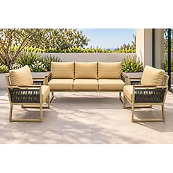 Yasemin 3+1+1 Rattan Ip Detaylı Balkon-Bahçe-Kafe,çay Seti,koltuk Takımı,oturma Grubu,ofis Koltuğu - Çok Renkli
