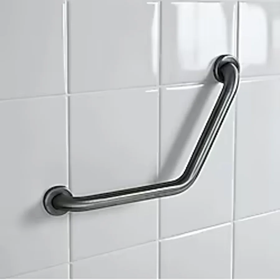 Yaşlı Ve Bedensel Engelli Tutunma Barı,küvet Tutamağı Paslanmaz Banyo Tutamağı 40cm Siyah