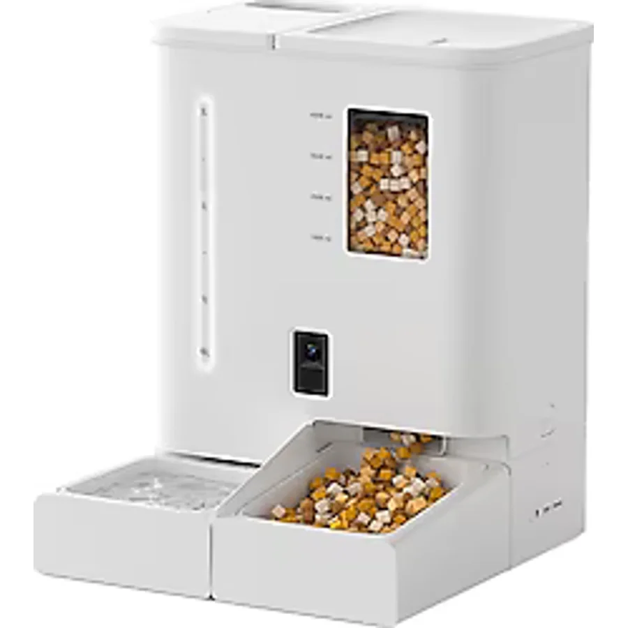 Yasomi DU-F03V Smartpaw 4 lt / 5 lt Beyaz Akıllı Otomatik Mama ve Su Kabı