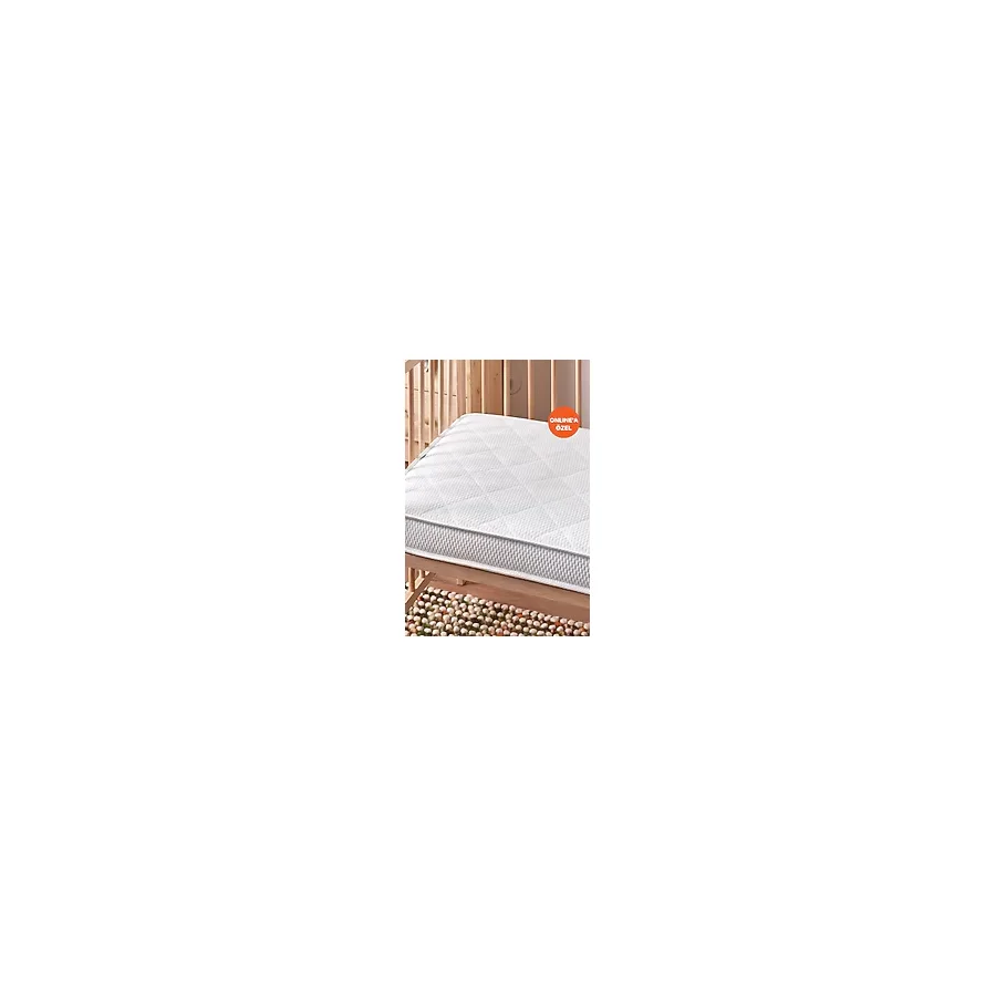 Yataş Mini Minipo Pocket Yaylı Sıvı Geçirmez Alezli Bebek Yatağı, 70x120 CM