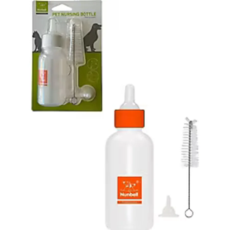 Yavru Kedi ve Köpek Biberon Seti Temizleme Fırçalı 100 ml.
