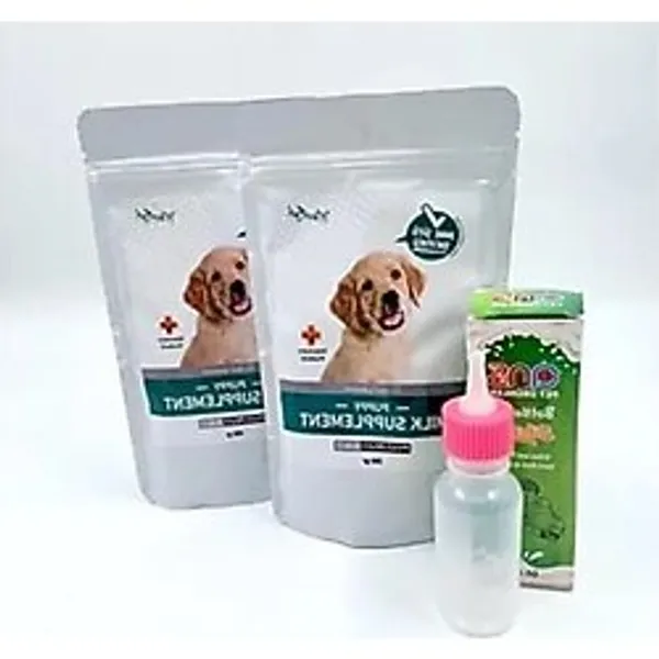 Yavru Köpek Süt Tozu, 2 Adet Ve 60 Ml Biberon