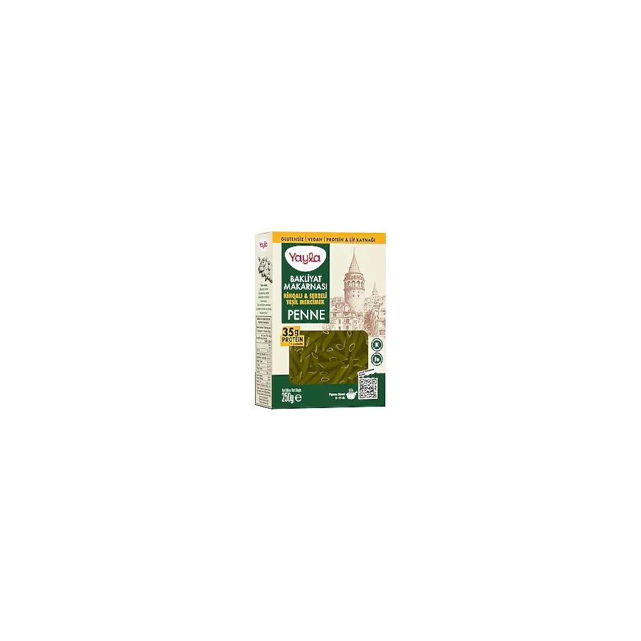 Yayla Glutensiz Bakliyat Makarnası Kinoalı&sebzeli Sebzeli Yeşil Mercimek 250 gr