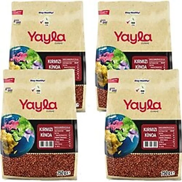 Yayla Gurme Kırmızı Kinoa 250 gr X4 - 1 kg