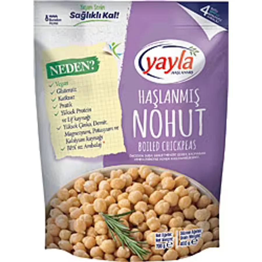 Yayla Haşlanmış Nohut 700 gr