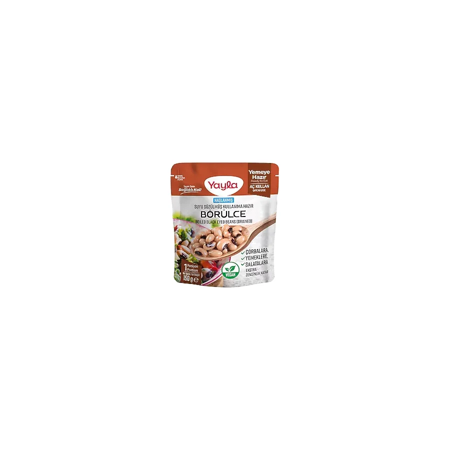 Yayla Haşlanmış Suyu Süzülmüş Börülce 150 gr