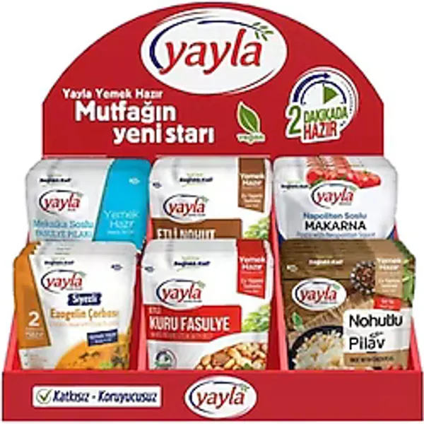 Yayla Hazır Yemek 24'Lü Karma Paket ( 6 Çeşit)