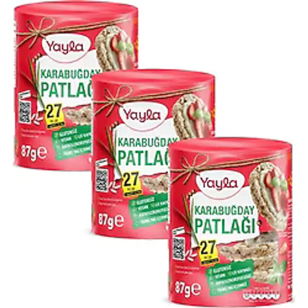 Yayla Karabuğday Patlağı 87 G X3 - 87 gr