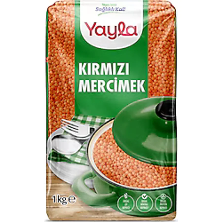 Yayla Kırmızı Mercimek 1 kg