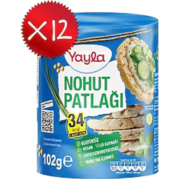 Yayla Nohut Patlağı 102 g x12