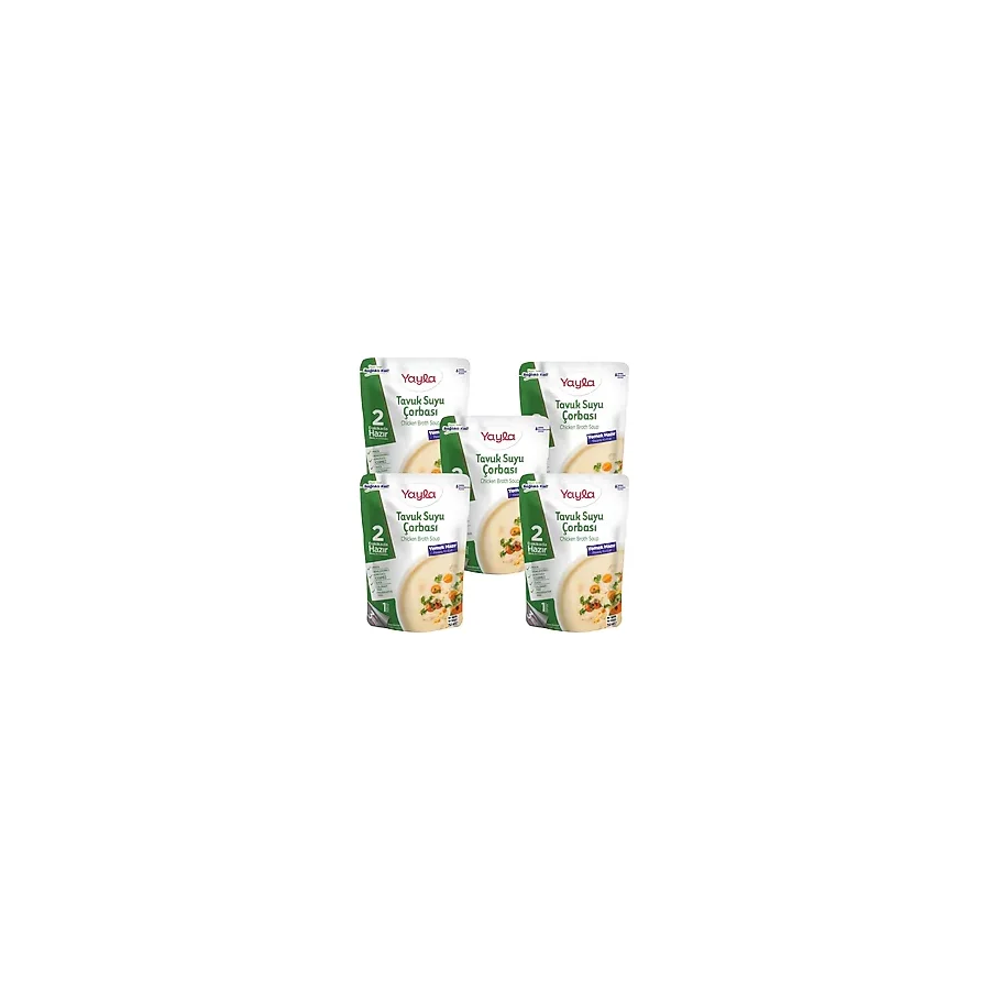 Yayla Yemek Hazır Tavuk Suyu Çorbası 250 ml x5