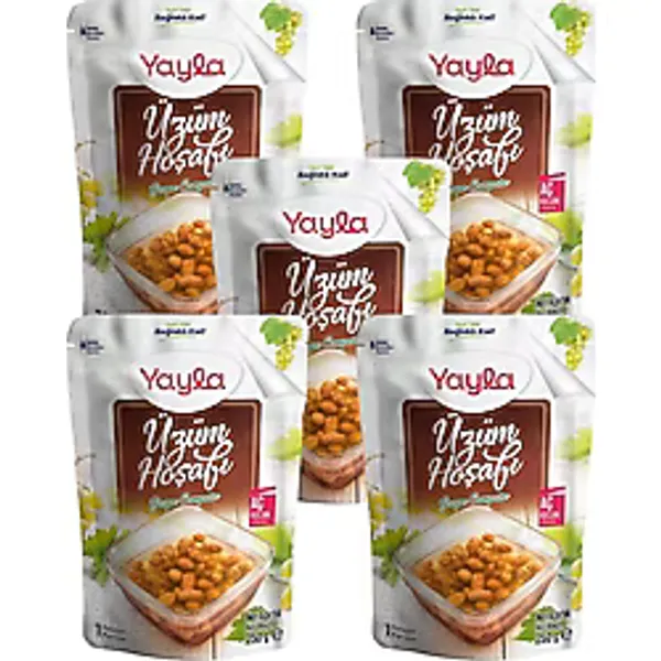 Yayla Yemek Hazır Üzüm Hoşafı 250 gr X5 - 1250 gr