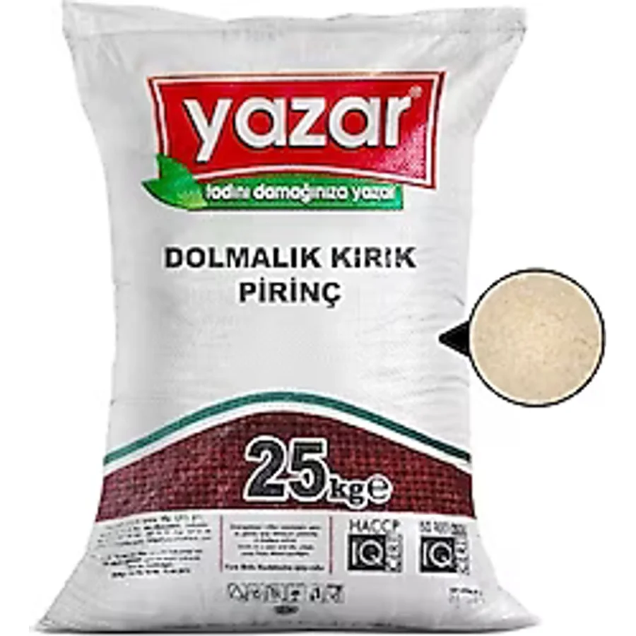 Yazar 25 kg Dolmalık Kırık Pirinç