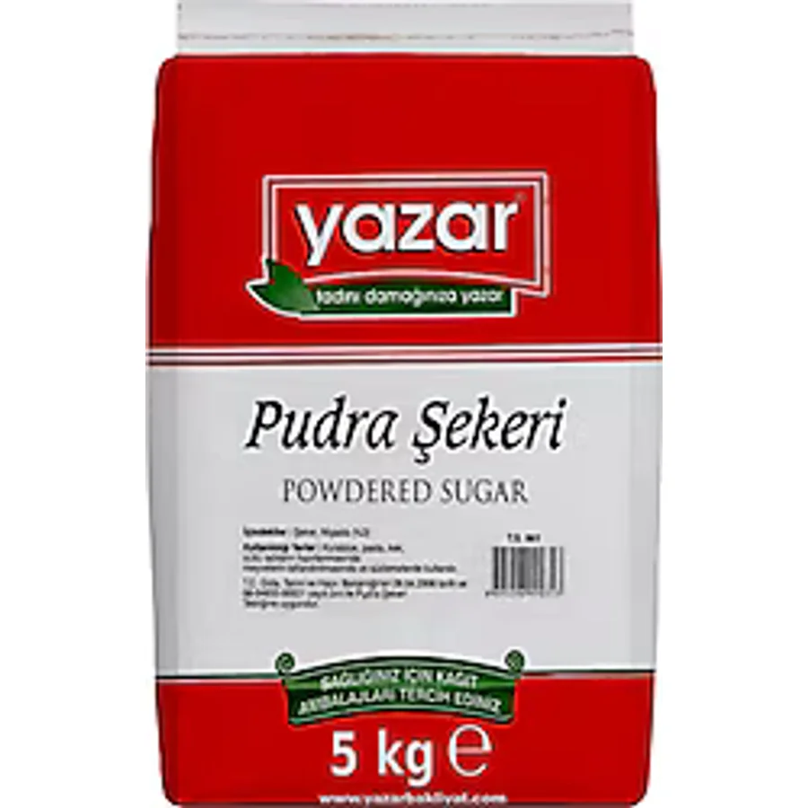 Yazar 5 kg Pudra Şekeri