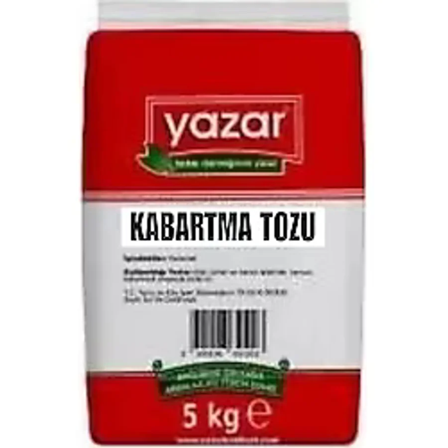 Yazar Baharat Kabartma Tozu 5 Kg x 2 Paket