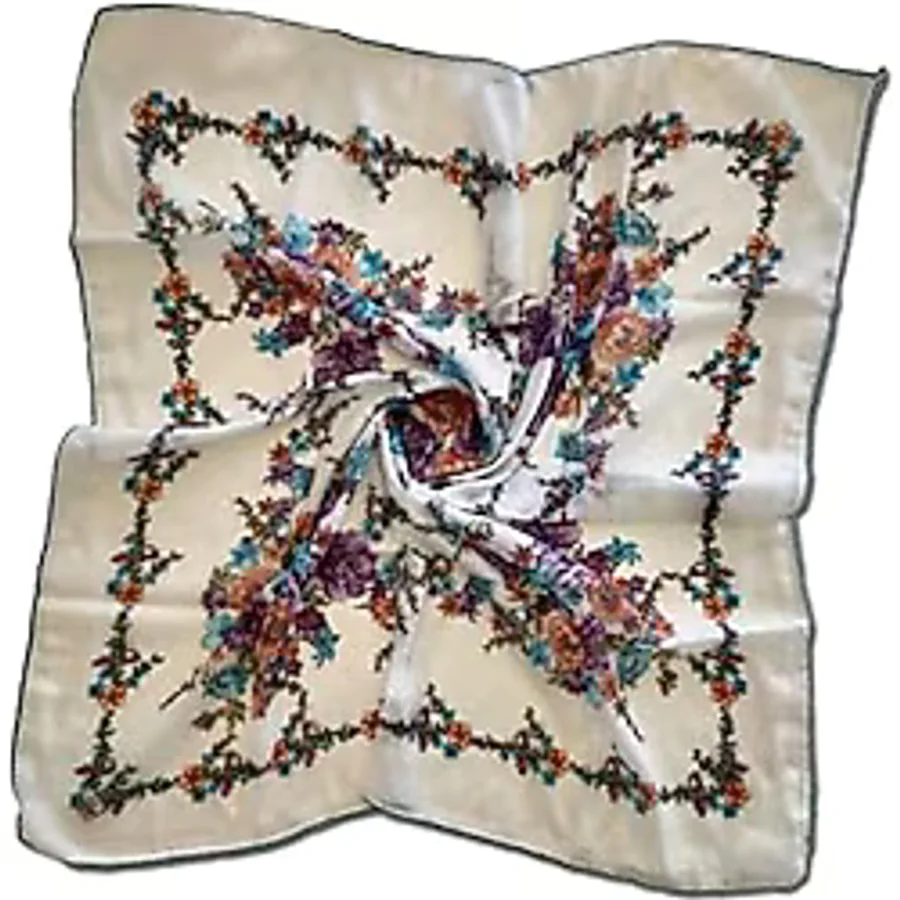 Yazma, yemeni, tülbent, 100x100cm, Kenarları Kroşetalı, Tamamen Pamuklu, terletmez