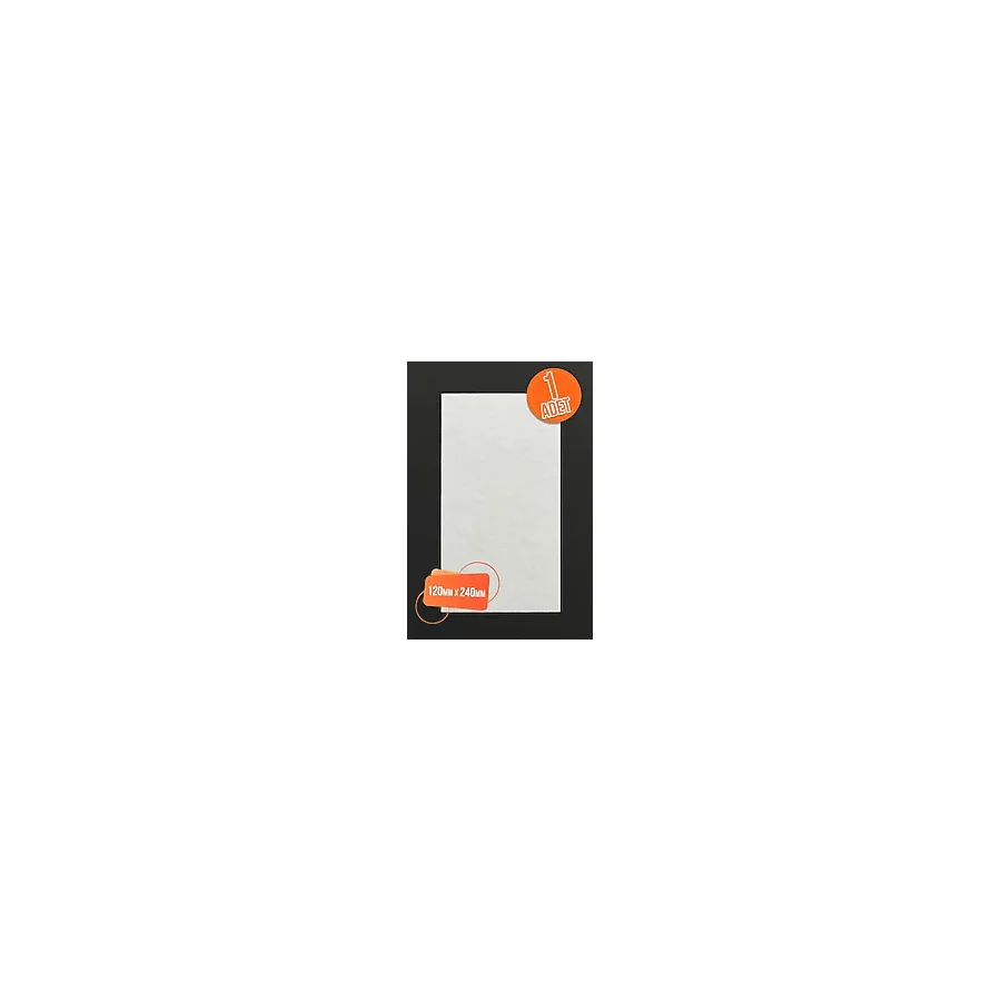 Yc Dekor 1 Ad Yapışkanlı Keçe Mobilya Masa Sandalye Parke Zemin Ayak Koruyucu Kaydırmaz Keçesi 120MM x 240MM - 001-Renkli - Beyaz
