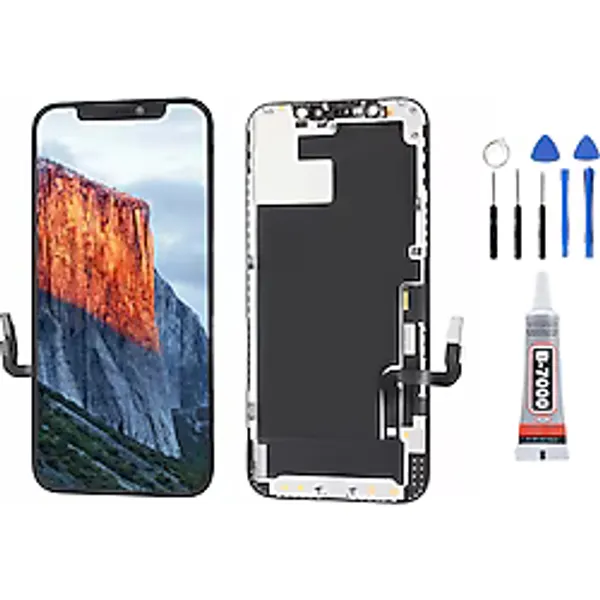 Yedcom Iphone 12 Oled Uyumlu Ekran Dokunmatik Lcd Ekran Ön Panel Yapıştırıcı Ve Kit