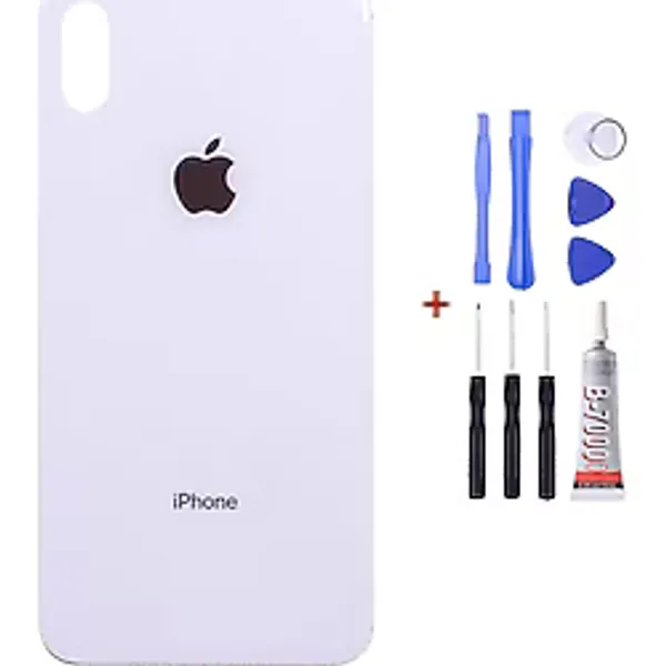 Yedcom Iphone X Beyaz Arka Cam Kapak Arka Pil Kapağı