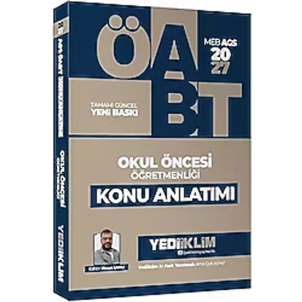 Yediiklim 2027 ÖABT MEB-AGS Okul Öncesi Öğretmenliği Konu Anlatımı - Hasan Sanlı