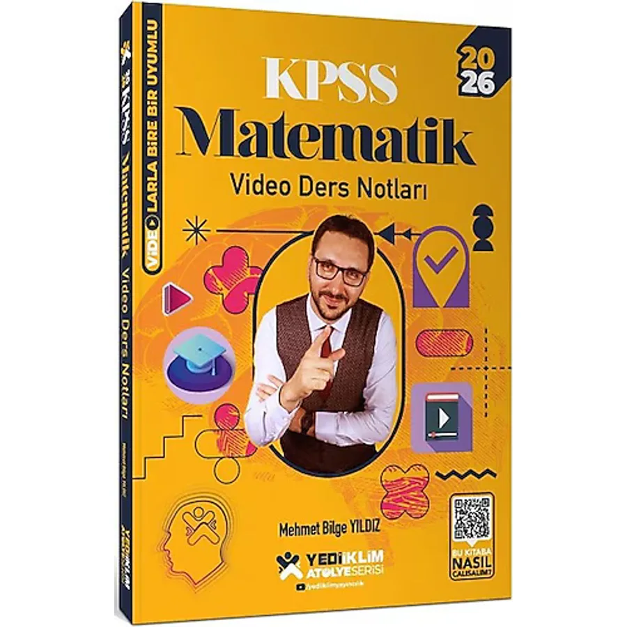 Yediiklim Yayınları 2026 KPSS Atölye Serisi Genel Yetenek Matematik Video Ders Notları