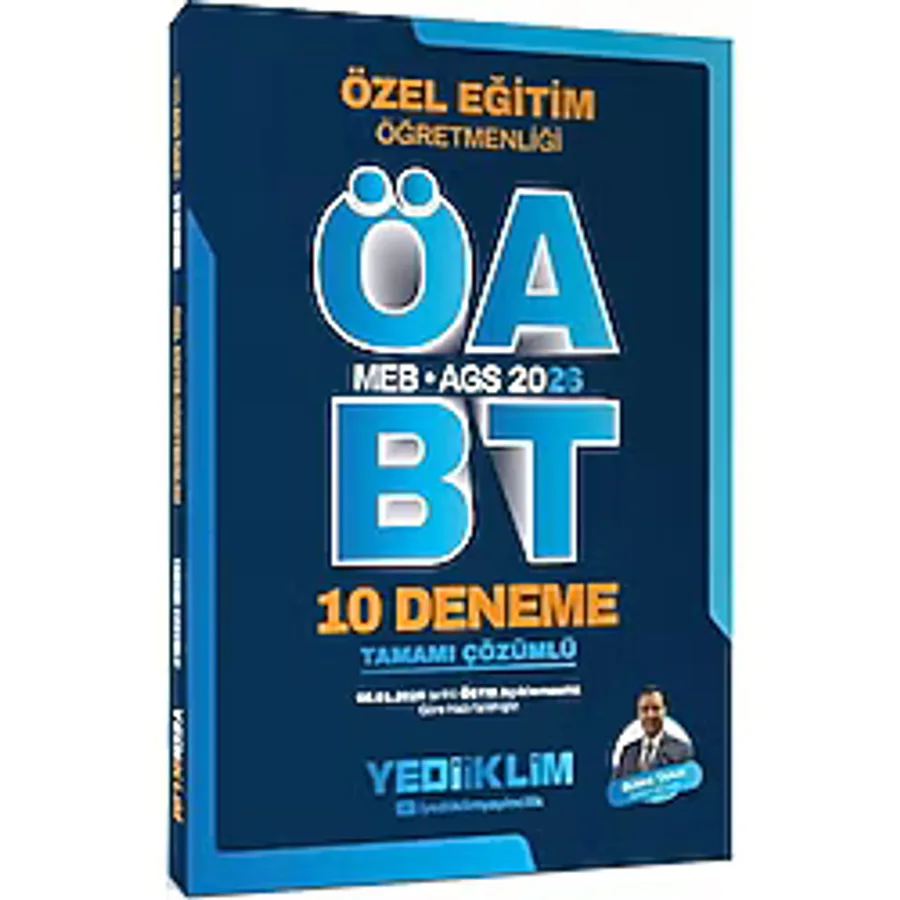 Yediiklim Yayınları 2026 MEB AGS ÖABT Özel Eğitim Öğretmenliği Tamamı Çözümlü 10 Deneme