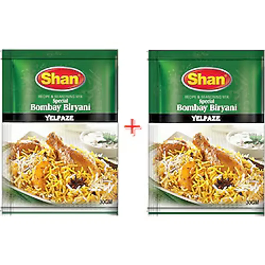 Yelpaze Shan Bombay Biryani Basmati Pilav Baharatı 2 x 30 G