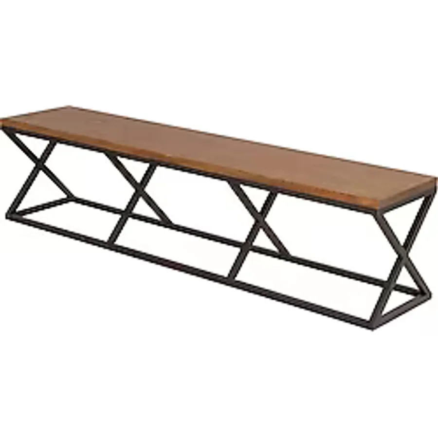 Yemek Masası Bench Modeli Ahşap Ayaklı Bench