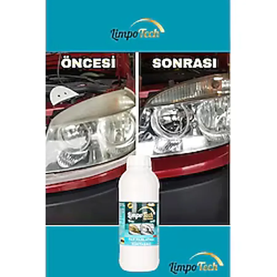 Yeni Nesil Buharli Araba Far Temizleme Solusyonu Far Parlatma Solusyonu 250Ml