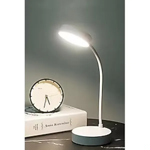 Yeni Nesil Şarjlı Dokunmatik 20 Led Çalışma Okuma Işığı Flexible Masa Lambası 3 Farklı Işık Seçeneği