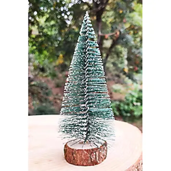 Yeni Yıl Mini Yılbaşı Noel Çam Ağacı 15 Cm Yılbaşı Noel Çam Ağacı Masa Üstü Süs Çam Ağacı 15 Cm