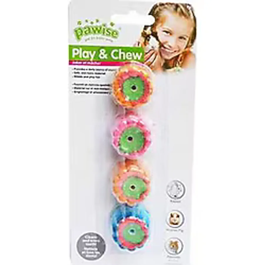 Yenilebilir Çiçek Kemirme Hamster Oyuncağı 3 Cm