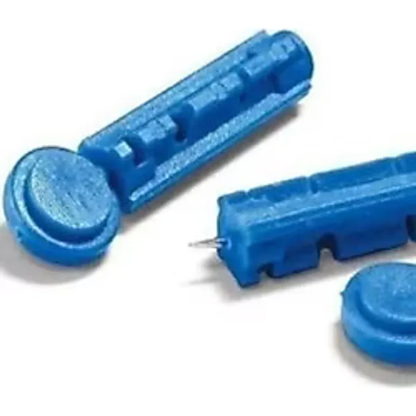 Yerli Şeker Ölçüm Plastik Lanset Parmak Delme İğnesi 100 Adet