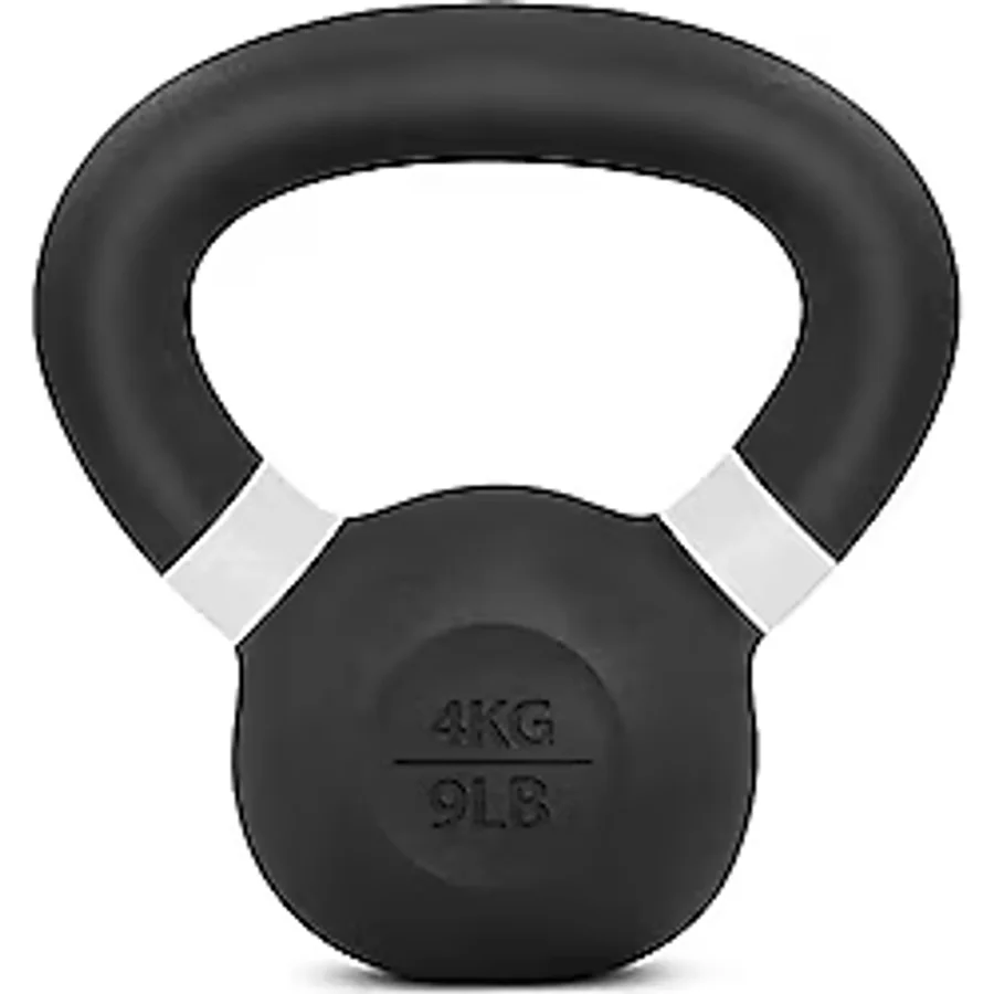 YES4ALL dökme demir Competition Ağırlık Kettlebell - çok aşamalı renk & ağırlık mevcuttur: 4, 6, 8, 12, 16, 20, 24, 32, 40 kg Size A - 4 KG / 9 LB
