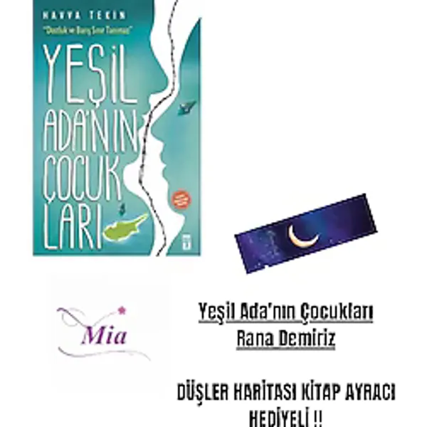 Yeşil Ada'nın Çocukları Havva Tekin Düşler Haritası Kitap Ayracı Hediyeli !!