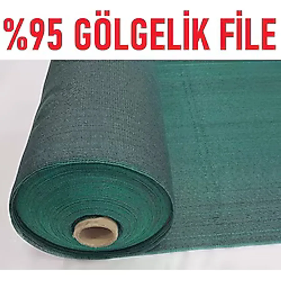 Yeşil Gölgelik File 150X500 cm Bahçe Çit ve Meyve Ağacı Koruma Örtüsü - Seçenek 1 - Ahşap
